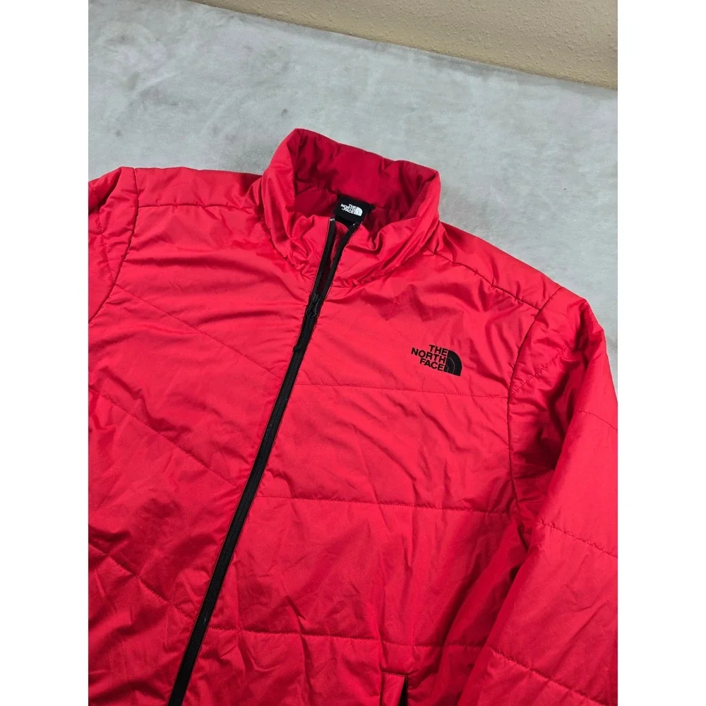 The North Face Junction Insulated Jacket Mens XL Red Puffer Quilted Eco DWR